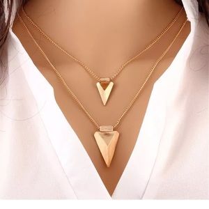 Multilayer triangle necklace